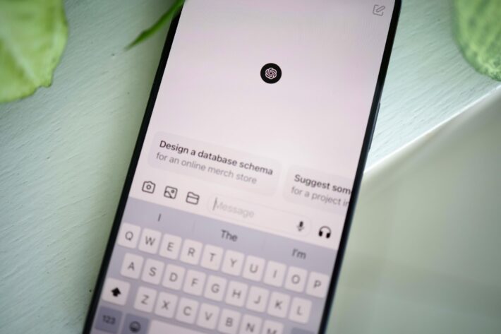 chatgpt op telefoon