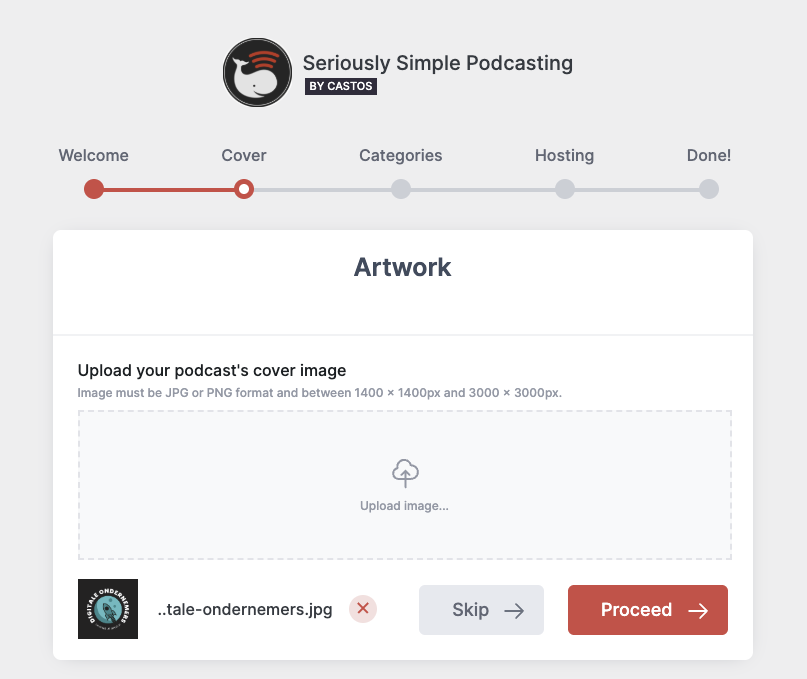 seriously simple podcasting installatie