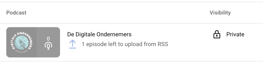 youtube podcasts episodes worden geïndexeerd