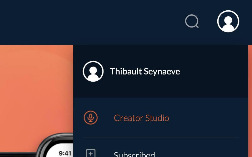 castbox creator studio knop