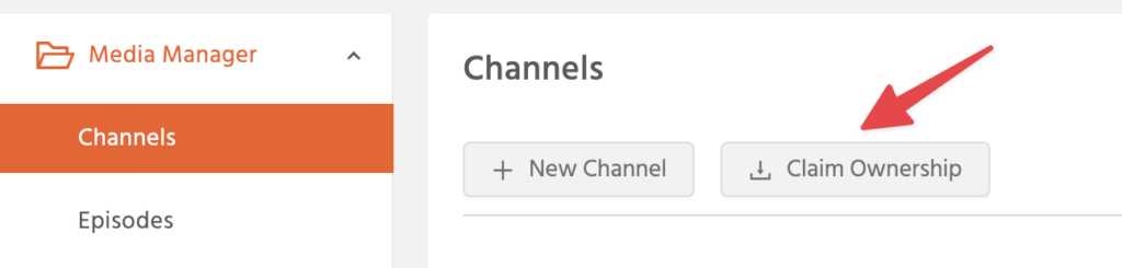 castbox channels claim ownership