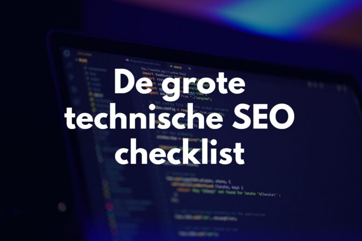 de grote technische seo checklist