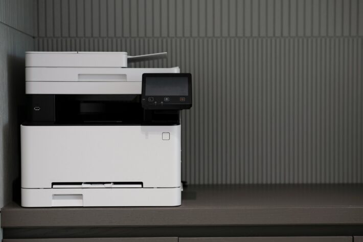 kopiemachine op bureau